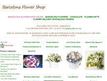 Tablet Screenshot of bcn-flowers.com